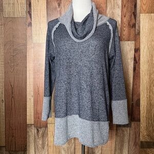 French Terry Cowl Neck Tunic sz L